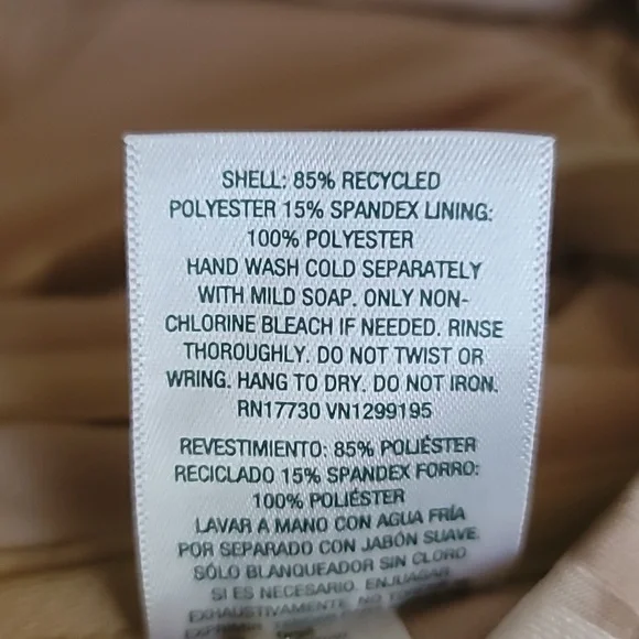 Wild Fable Beige Animal Print Ribbed Underwire Bralette Bikini Set, Size 2X - Picture 3 of 12